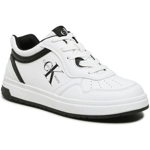 Chaussures Baskets mode Calvin Klein bootleg JEANS 80726-WHITE Blanc