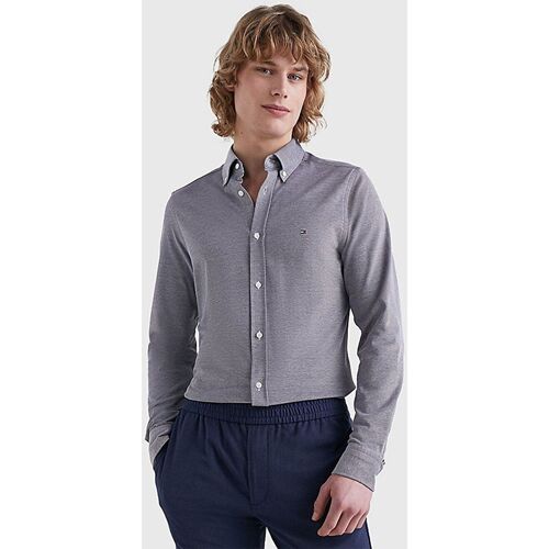 Vêtements Homme Chemises manches longues Tommy Hilfiger MW0MW30675DCC-DCC CARBON NAVY Bleu