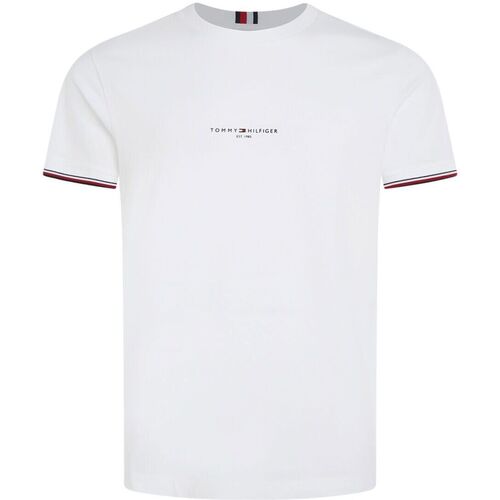 Vêtements Homme T-shirts & Polos Tommy Hilfiger MW0MW32584-YBR WHITE Blanc