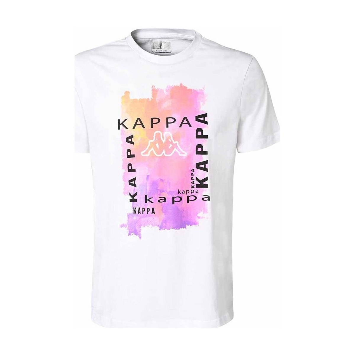 Vêtements Homme T-shirts manches courtes Kappa T-shirt Emiro Blanc