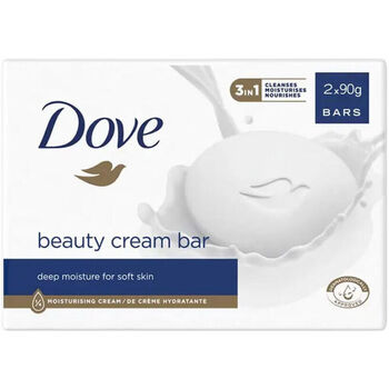 Beauté Produits bains Dove Lot De Savons Crème Hydratants 2 X 90 Gr 