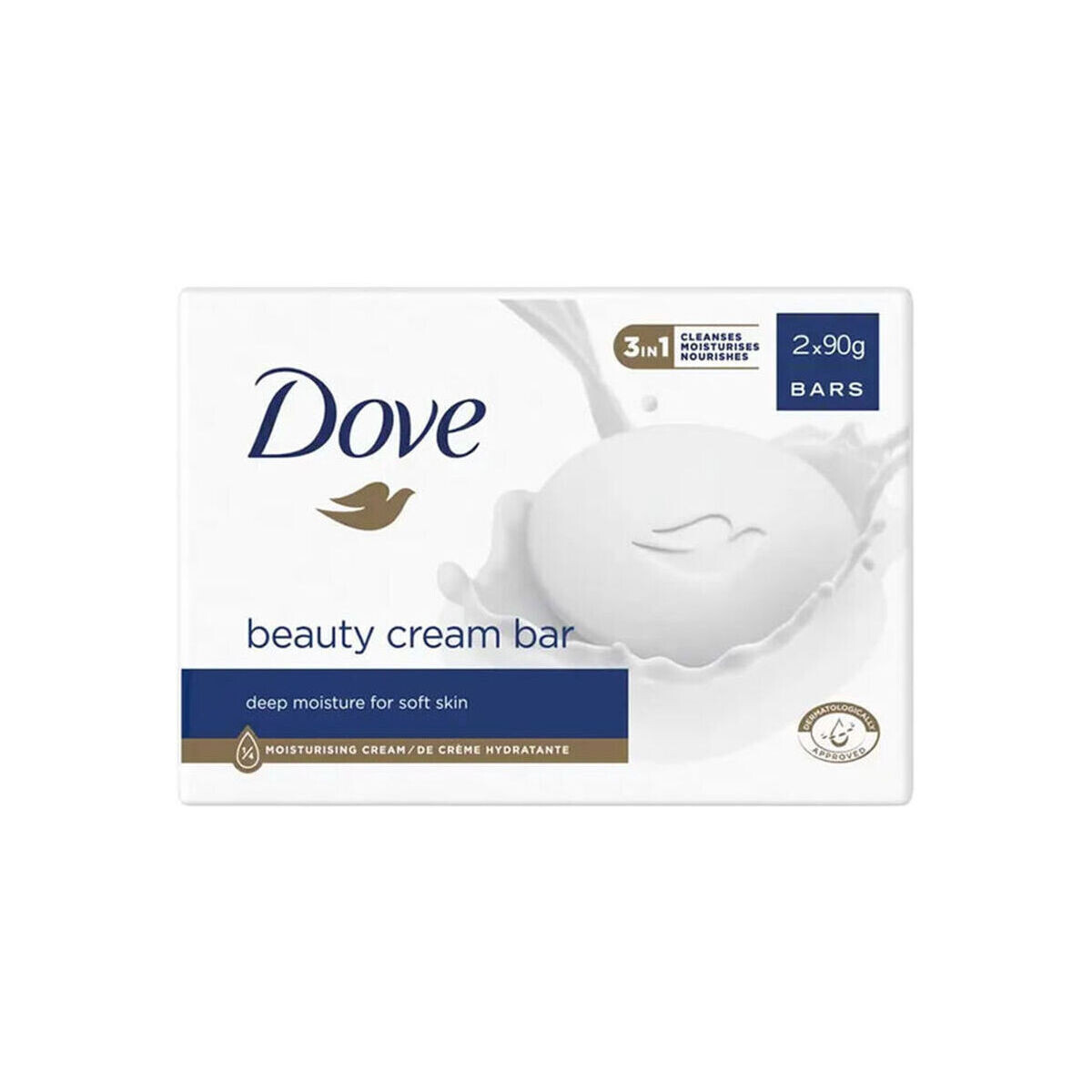 Beauté Produits bains Dove Savon Crème Hydratant Pack 2 X 90 Gr 