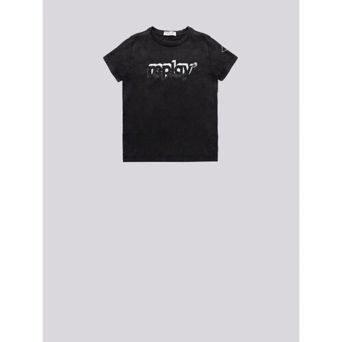 Vêtements Enfant T-shirts manches courtes Replay SB7404.054.23120M-098 Noir
