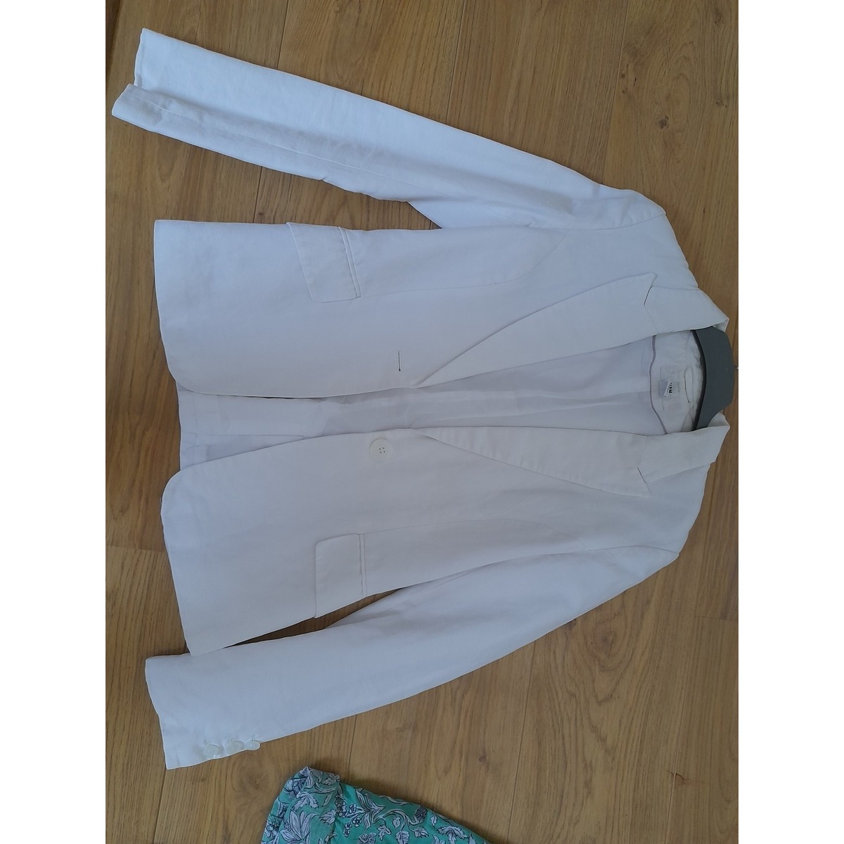 Vêtements Femme Vestes / Blazers Kiabi Woman Veste en lin Blanc