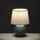 Maison & Déco Lampes à poser Unimasa Lampe en céramique grise 26 cm Gris