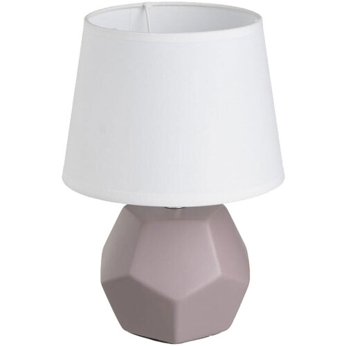 Grande Lampe De Table Esprit Lampes à poser Unimasa Lampe en céramique taupe 26 cm Marron