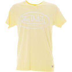 Vêtements Hilfiger T-shirts manches courtes Von Dutch T-shirt  Hilfiger coton Jaune