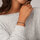 Montres & Bijoux Femme Bracelets Fossil Bracelet en acier Jaune