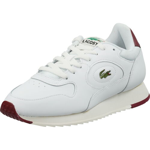 Chaussures Homme Baskets basses Lacoste rose Sneaker Blanc