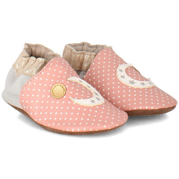 Chaussures Fille Chaussons Robeez silently moon Rose