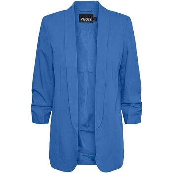 Vêtements Femme Vestes Pieces 17090996 PCBOSS 3/4 BLAZER-FRENCH BLUE Bleu