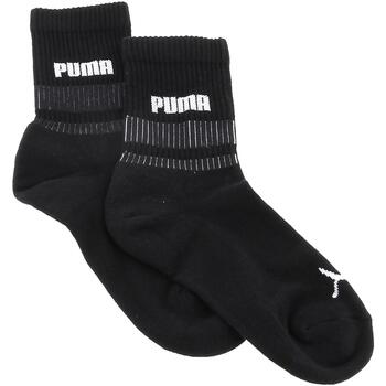Puma unisex new heritage short crew sock 2p Noir