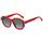 Givenchy Kids 4G embroidered jersey T-shirt Lunettes de soleil Givenchy GV 7175/G/S Lunettes de soleil, Rouge/Gris, 54 mm Rouge
