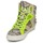 Chaussures Femme Baskets montantes Ash SONIC python/jaune