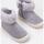 Chaussures Fille Bottines Geox B OMAR GIRL WPF A Gris