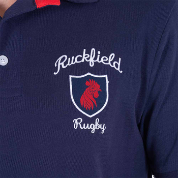 Ruckfield Polo coton biologique Bleu