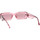 Montres & Bijoux Femme Lunettes de soleil The Attico Occhiali da Sole  X Linda Farrow Mini Marfa 16C17 Rose