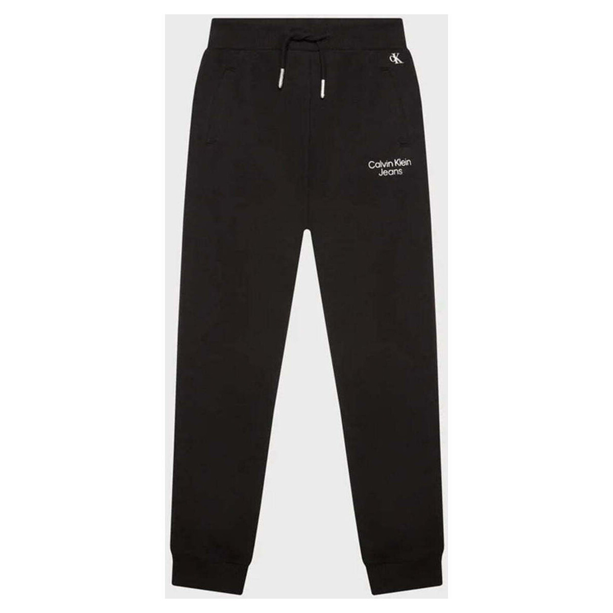 Vêtements Garçon Pantalons de survêtement Calvin Klein Jeans  Noir