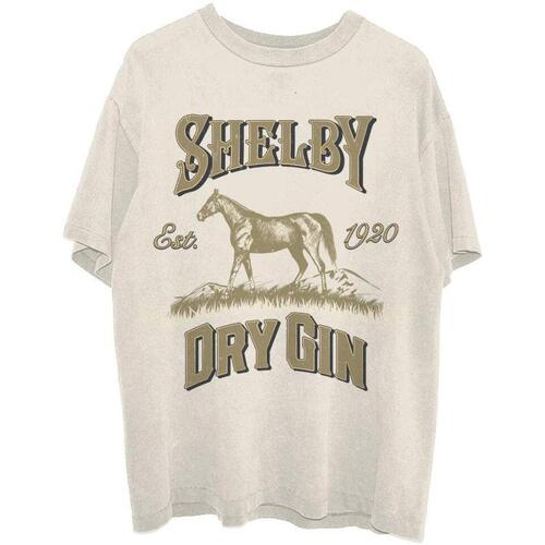 Vêtements T-shirts manches longues Peaky Blinders Shelby Dry Gin Beige