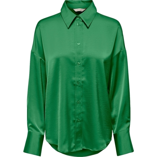 Vêtements Femme Tops / Blouses Only Marta Oversize Shirt - Peppermint Vert