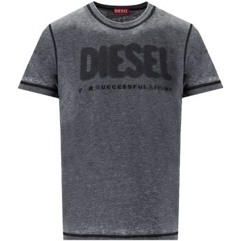 Vêtements Homme T-shirts Charcoal manches courtes Diesel T-Diegor-L1 Gris