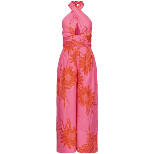 Vêtements Femme Robes Pinko Combinaison à fleurs Rose