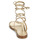 Chaussures Femme Sandales et Nu-pieds Gucci Kids Children's leather sandal with Web White AMARA FLAT SANDAL Doré