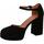 Chaussures Femme Escarpins Les Venues CAMOSCIO Noir