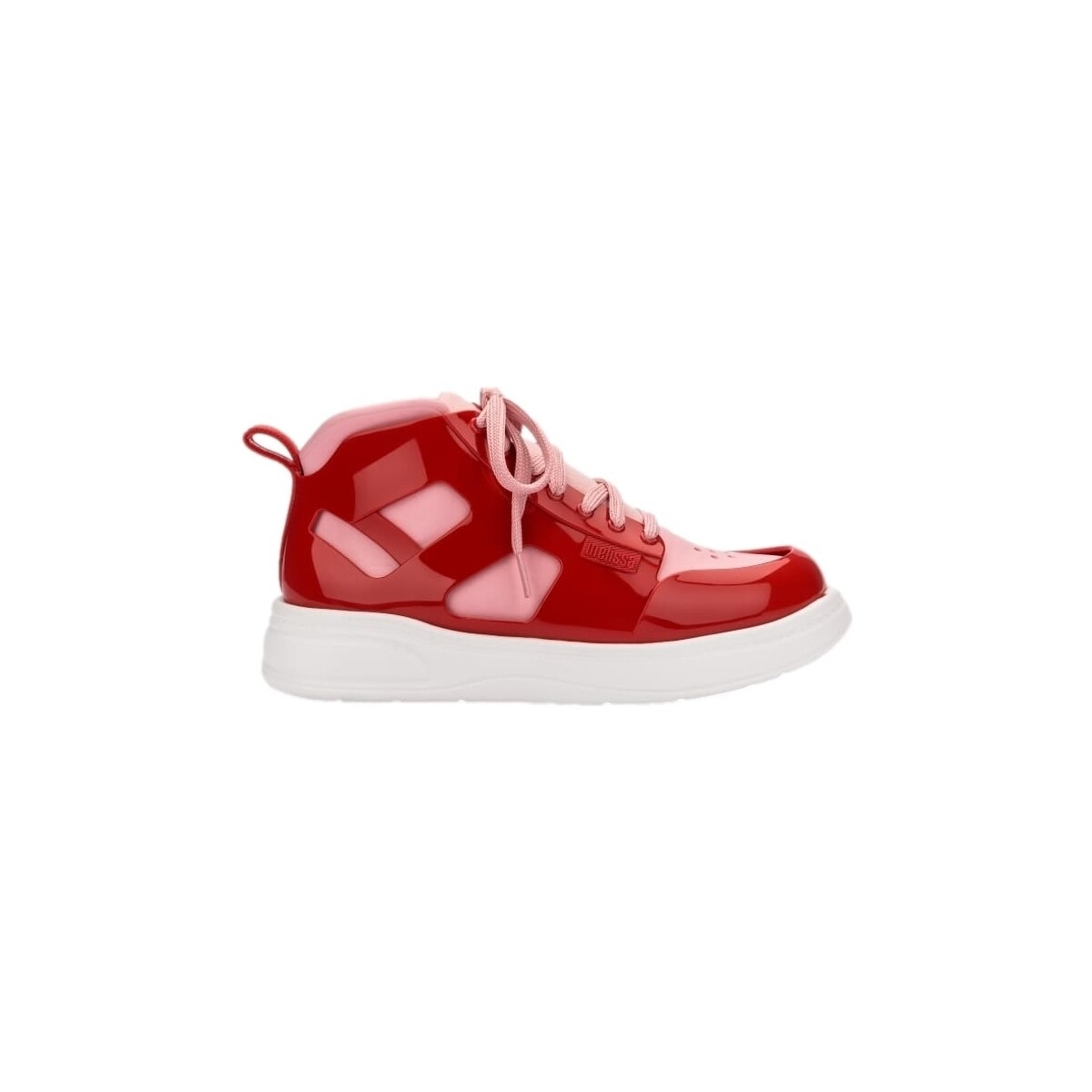 Chaussures Femme Baskets mode Melissa Player Sneaker AD - White/Red Rouge