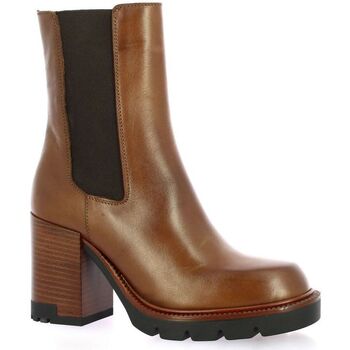 Chaussures Femme Boots marca Pao Boots marca cuir Marron
