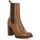 TAYLOR Femme Boots Pao Boots cuir Marron