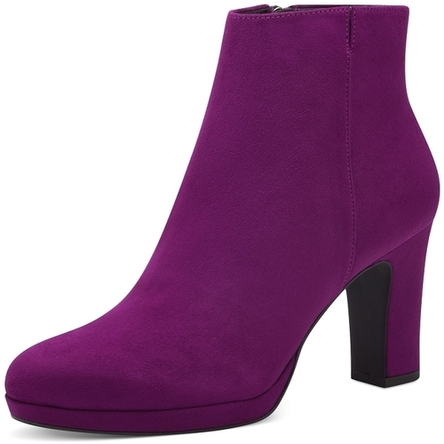 Chaussures Femme Boots Tamaris Boots zip 25062-41-BOTTES Violet