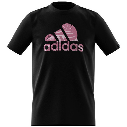 Vêdeerupt Fille T-shirts manches courtes adidas Originals TEE SHIRT G BOS NATURE - Noir - 14/15 ans Noir