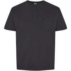 Vêtements Homme T-shirts & Polos North 56°4 T-shirt coton col tunisien Noir