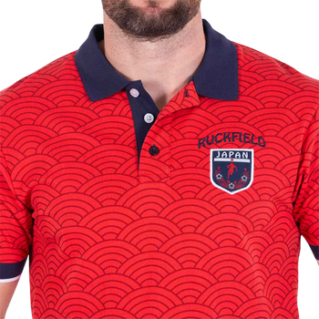 Ruckfield Polo coton biologique Rouge