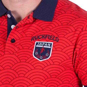 Ruckfield Polo coton biologique Rouge