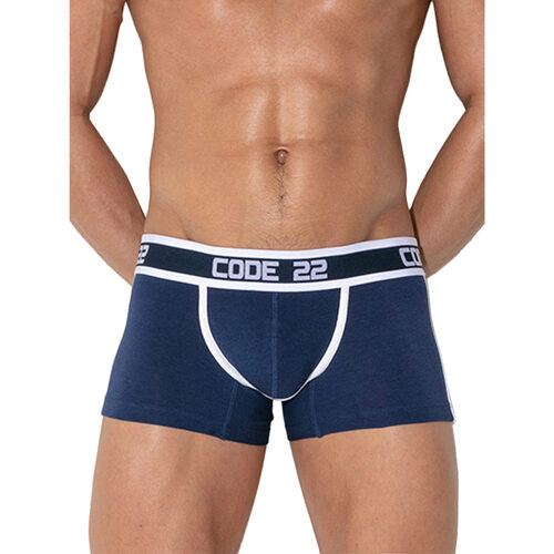 Sous-vêtements Homme Boxers Code 22 Slip Bain Multi-stripe Code22 Bleu