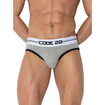 Sous-vêtements Homme Slips Code 22 Slip Power Code22 Gris