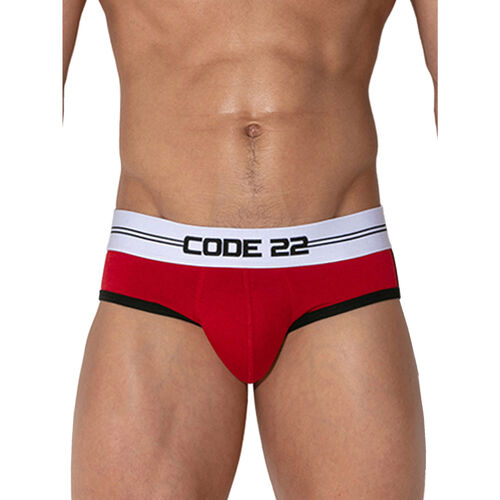 Sous-vêtements Homme Slips Code 22 Tee-shirt Contrast Sport Rouge