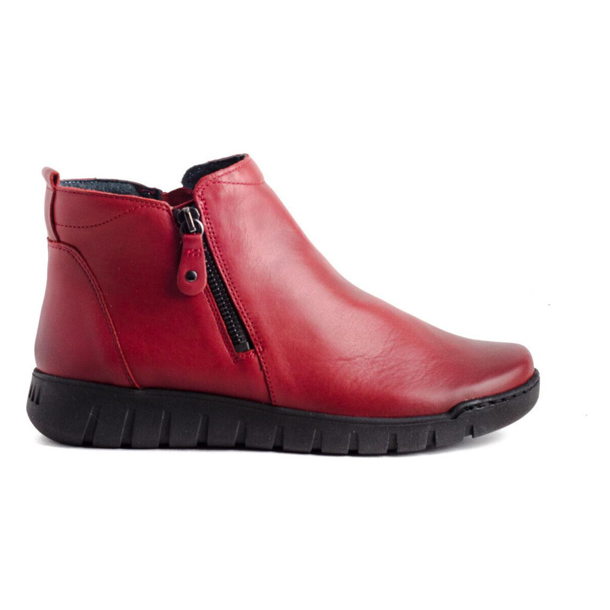Chaussures Femme Bottines Walk & Fly 749-007 Rouge