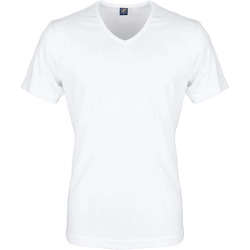 Vêtements Homme T-shirts & Polos Suitable Essayez maintenant ! T-shirt adapté Blanc Col V Vita Blanc