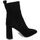 Chaussures Femme Boots Pao Boots cuir velours Noir