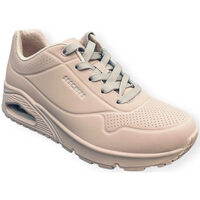 Chaussures Femme Baskets mode Skechers Basket UNO Stand on Air Nude Rose