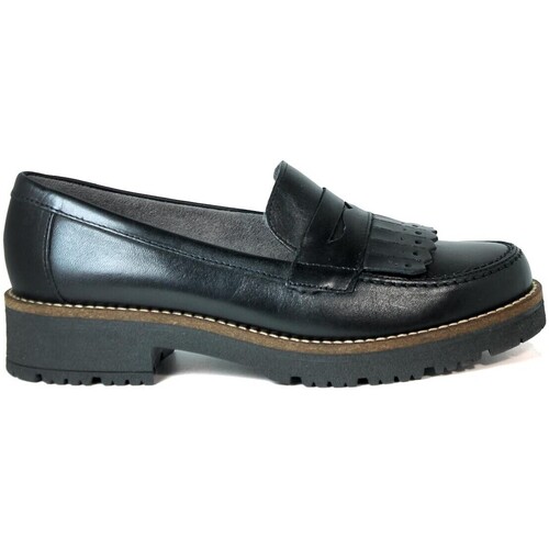 Chaussures Femme Arthur & Aston Pitillos MOCASINES DE PIEL CON FLECOS 5371 NEGRO Noir