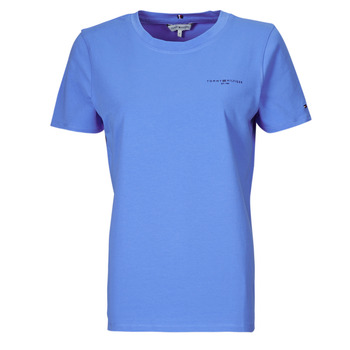 Vêtements Femme T-shirts manches courtes Sneakers Tommy Hilfiger 1985 REG MINI CORP LOGOC-NK SS Bleu