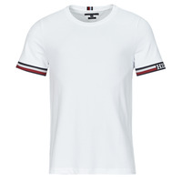 Vêtements Homme T-shirts manches courtes Tommy Print Hilfiger MONOTYPE BOLD GSTIPPING TEE Blanc