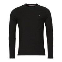 Vêtements Homme T-shirts manches longues Tommy Hilfiger TOMMY LOGO LONG SLEEVE TEE Noir