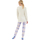 Vêtements Femme Pyjamas / Chemises de nuit Lisca Pyjama leggings tunique manches longues Holiday  Cheek Blanc