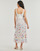 Vêtements Femme Robes longues Desigual VEST_VANCOUVER Blanc / Multicolore