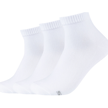 Skechers 3PPK Basic Quarter Socks Blanc